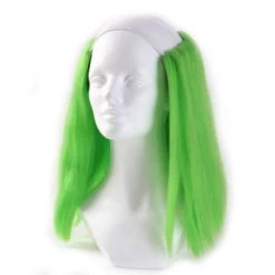 Alicia Bald Straight Clown Wig - Green Wigs By Color