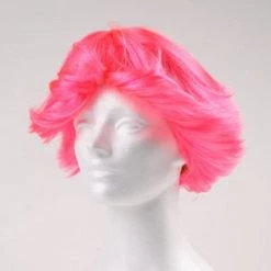 Wigs By Color West Bay Fun Flip Clown Wig - Hot Pink
