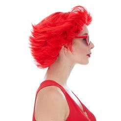 West Bay Fun Flip Clown Wig - Red Wigs By Color