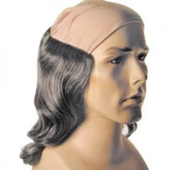 Morris Costumes Tramp Bald Wig W/ Long Gray Hair