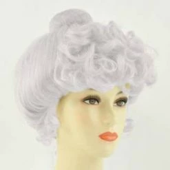 Morris Costumes Deluxe Gibson Girl Wig - White/Light Gray Wigs By Color