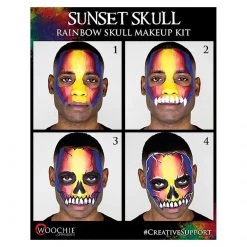 Cinema Secrets Face Paint Brands Woochie Yellow Water Activated Makeup (0.07 Oz/1.98 Gm)