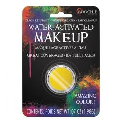Cinema Secrets Face Paint Brands Woochie Yellow Water Activated Makeup (0.07 Oz/1.98 Gm)