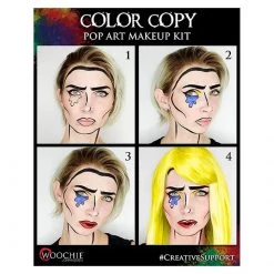 Cinema Secrets Face Paint Brands Woochie Light Blue Water Activated Makeup (0.07 Oz/1.98 Gm)