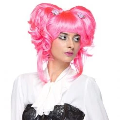 Wigs By Color Characters By West Bay Yuki Wig - Hot Pink