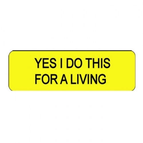 LaRock's Fun & Magic "Yes I Do This For A Living" Clown Badges 1 LaRock's Fun & Magic "Yes I Do This For A Living" Clown Badges